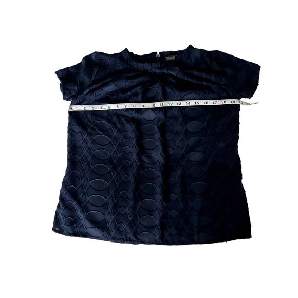 Ann Taylor Women's Top Dark Navy Blue S - Picture 5 of 9
